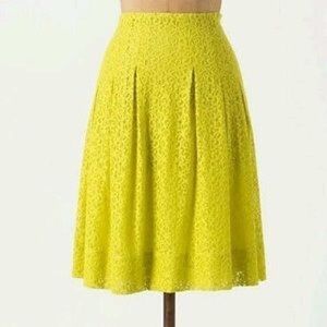 Anthropologie Tart Citron Skirt HD in Paris sz 00